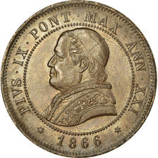 Moneda, Estados italianos, PAPAL STATES, Pius IX, 4 Soldi, 20 Centesimi, 1866