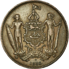 Coin, BRITISH NORTH BORNEO, Cent, 1886, Heaton, Birmingham, EF(40-45), Bronze