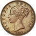 Münze, Großbritannien, Victoria, 1/2 Penny, 1853, SS, Kupfer, KM:726