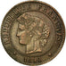 Monnaie, France, Cérès, Centime, 1896, Paris, TTB+, Bronze, Gadoury:88