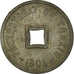 Coin, Tonkin, 1/600 Piastre, 1905, Paris, EF(40-45), Zinc, KM:1