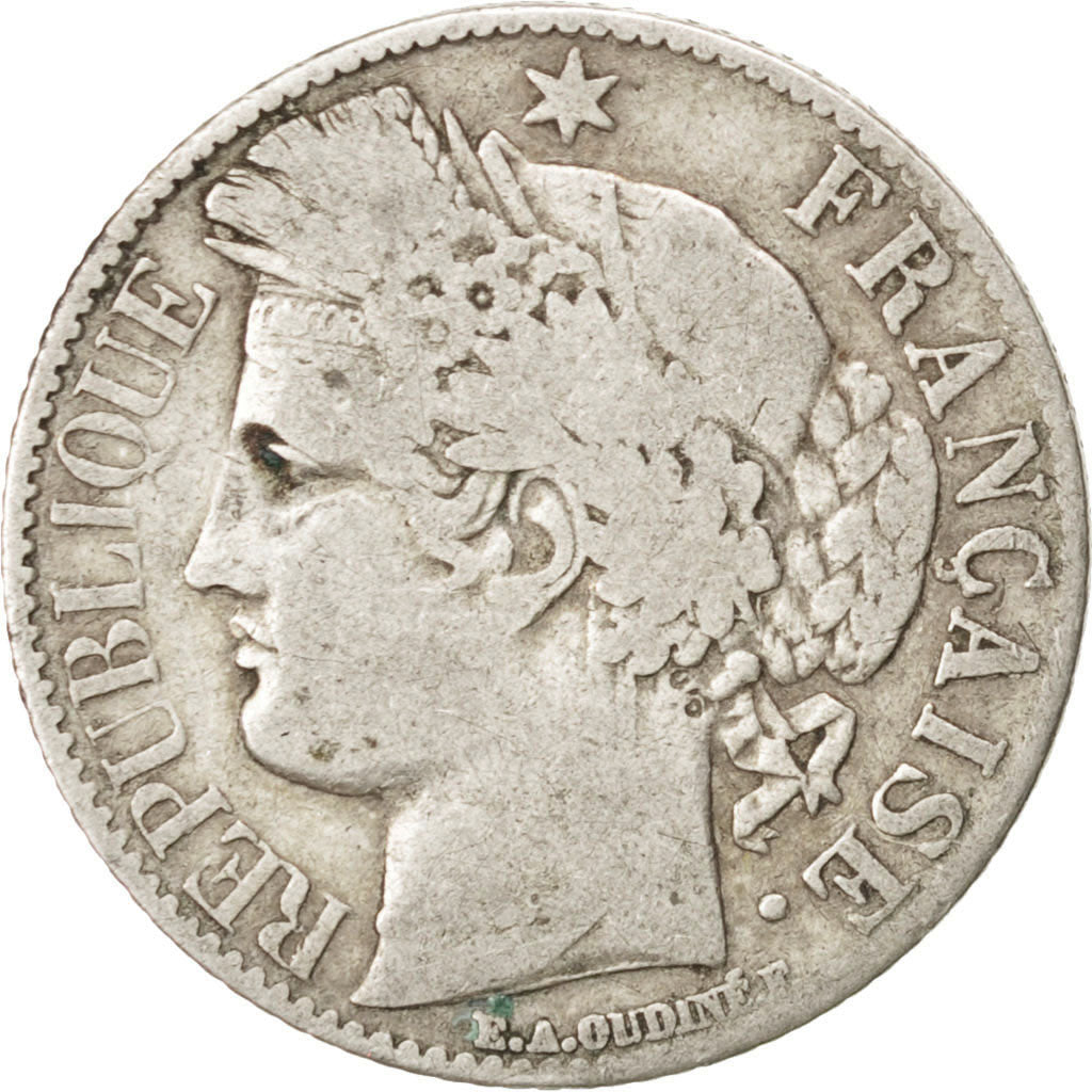 Francia, Cérès, Franc, 1887, Paris, FDC, Argento, KM:822.1, Gadoury:465a