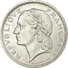 Coin, France, Lavrillier, 5 Francs, 1949, Paris, MS(63), Aluminum, KM:888b.1
