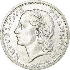 Monnaie, France, Lavrillier, 5 Francs, 1949, Beaumont - Le Roger, SUP+