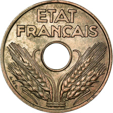 Moneda, Francia, État français, 20 Centimes, 1944, Paris, EBC, Hierro