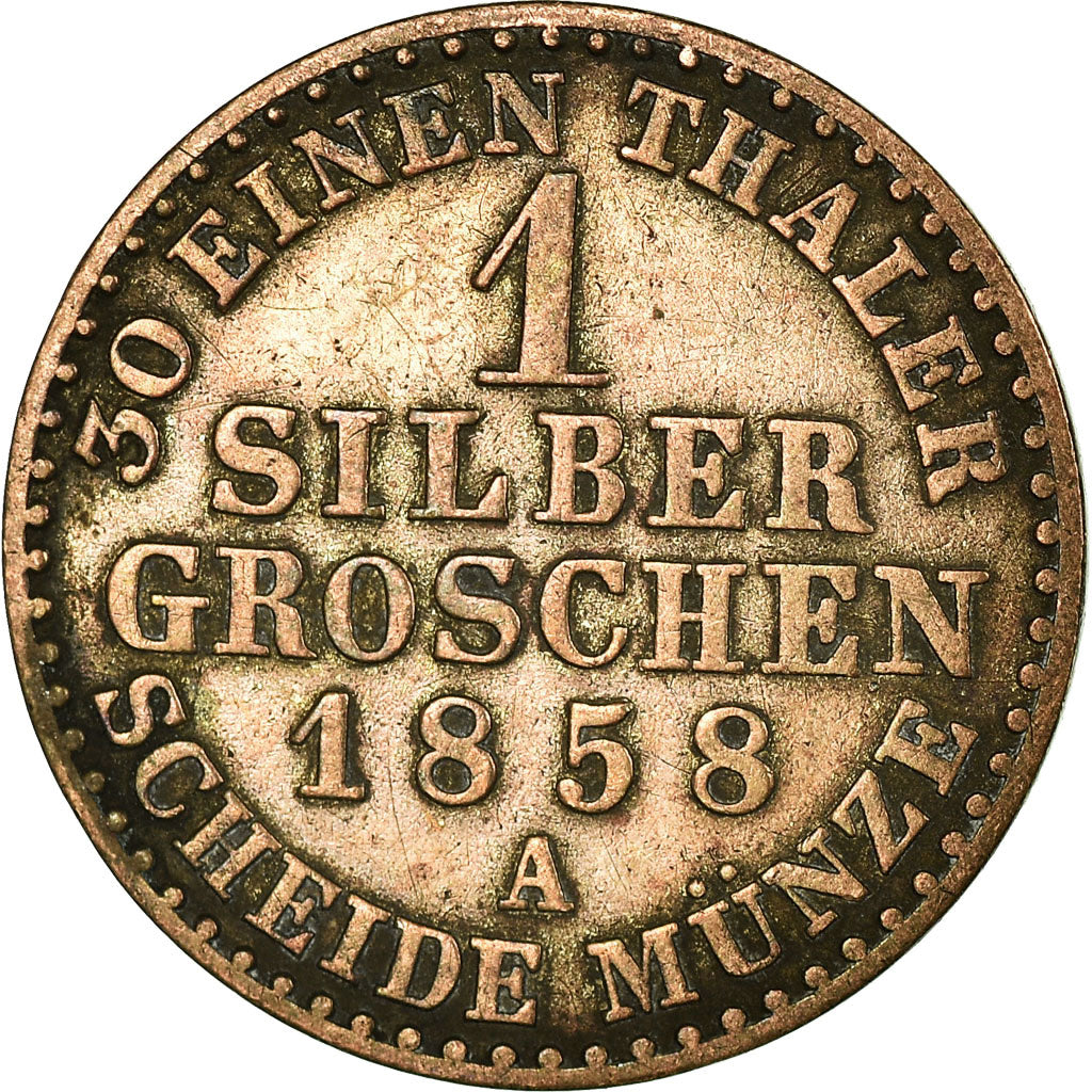 Coin, German States, PRUSSIA, Friedrich Wilhelm IV, Groschen, 1858, Berlin
