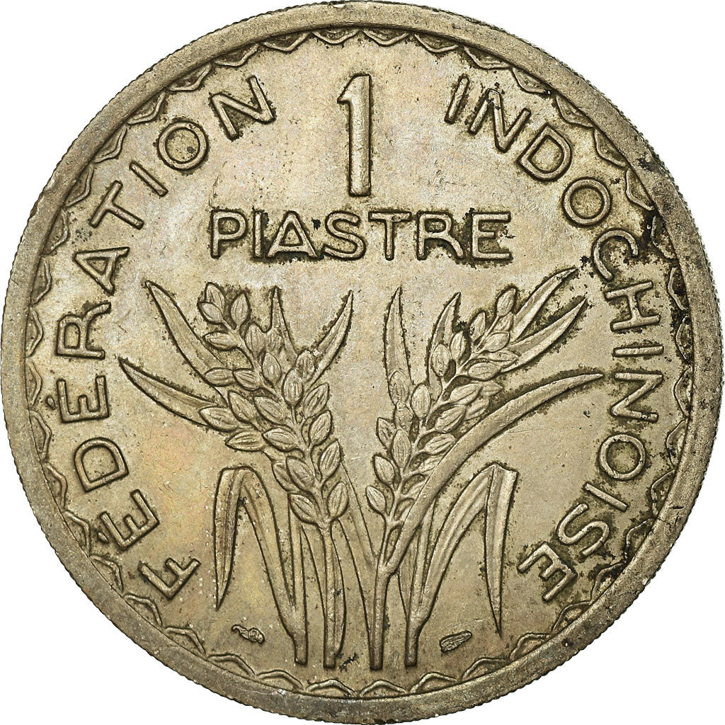 Münze, FRENCH INDO-CHINA, Piastre, 1947, Paris, S+, Copper-nickel, KM:32.2