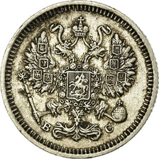 Coin, Russia, Nicholas II, 10 Kopeks, 1915, Saint-Petersburg, EF(40-45), Silver