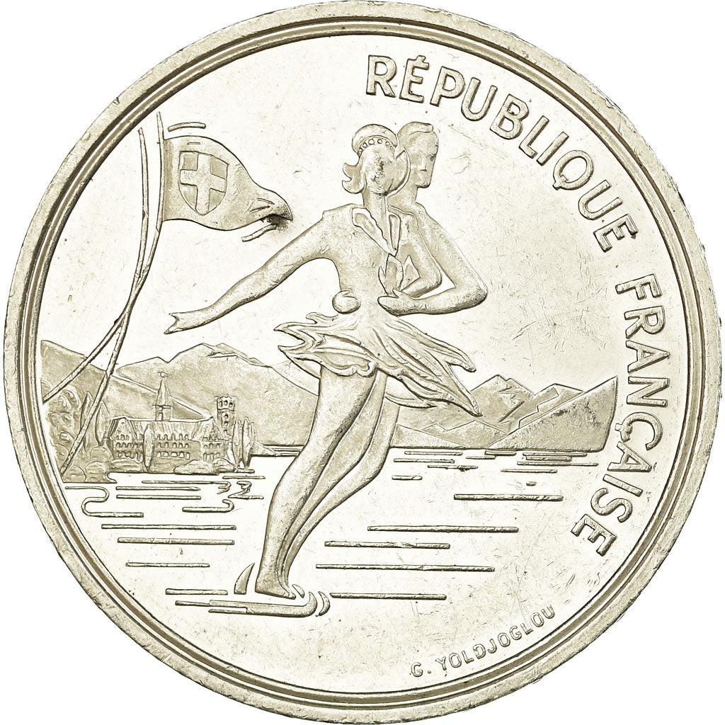 Moneda, Francia, 100 Francs, 1989, BE, BC+, Plata, KM:972, Gadoury:C3
