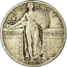 Moneda, Estados Unidos, Standing Liberty Quarter, Quarter, 1929, U.S. Mint