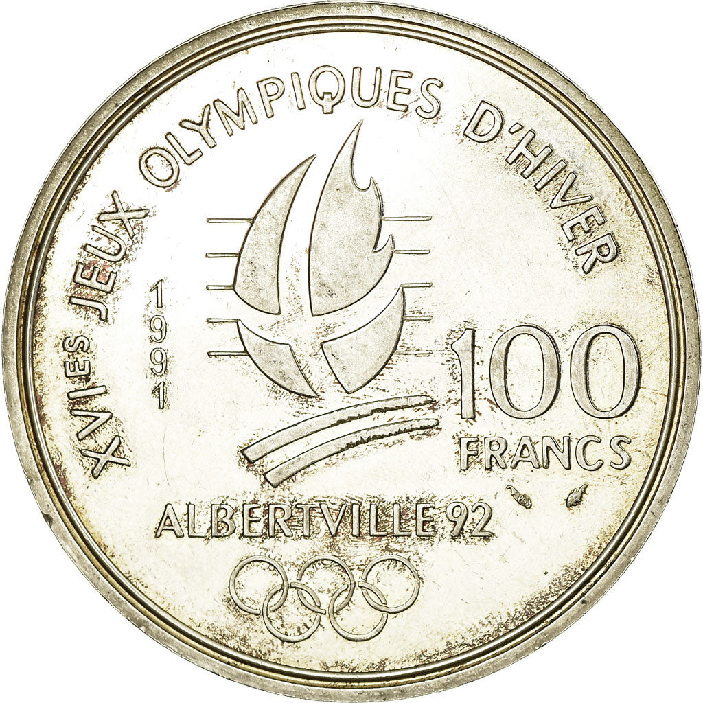 Coin, France, 100 Francs, 1991, VF(30-35), Silver, KM:993