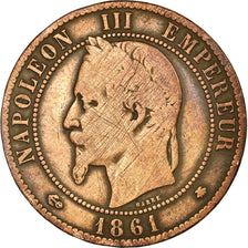 Münze, Frankreich, Napoleon III, Napoléon III, 10 Centimes, 1861, Paris, S