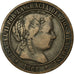Coin, Spain, Isabel II, 1/2 Centimo, 1868, Madrid, VF(30-35), Copper, KM:632.2