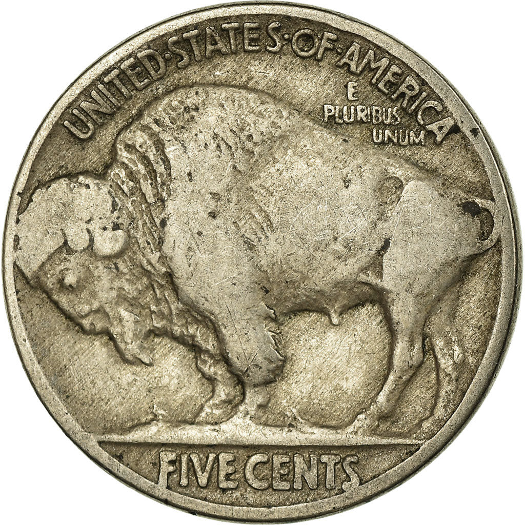 Munten, Verenigde Staten, Buffalo Nickel, 5 Cents, 1928, U.S. Mint
