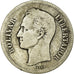 Coin, Venezuela, Gram 10, 2 Bolivares, 1922, VF(20-25), Silver, KM:23