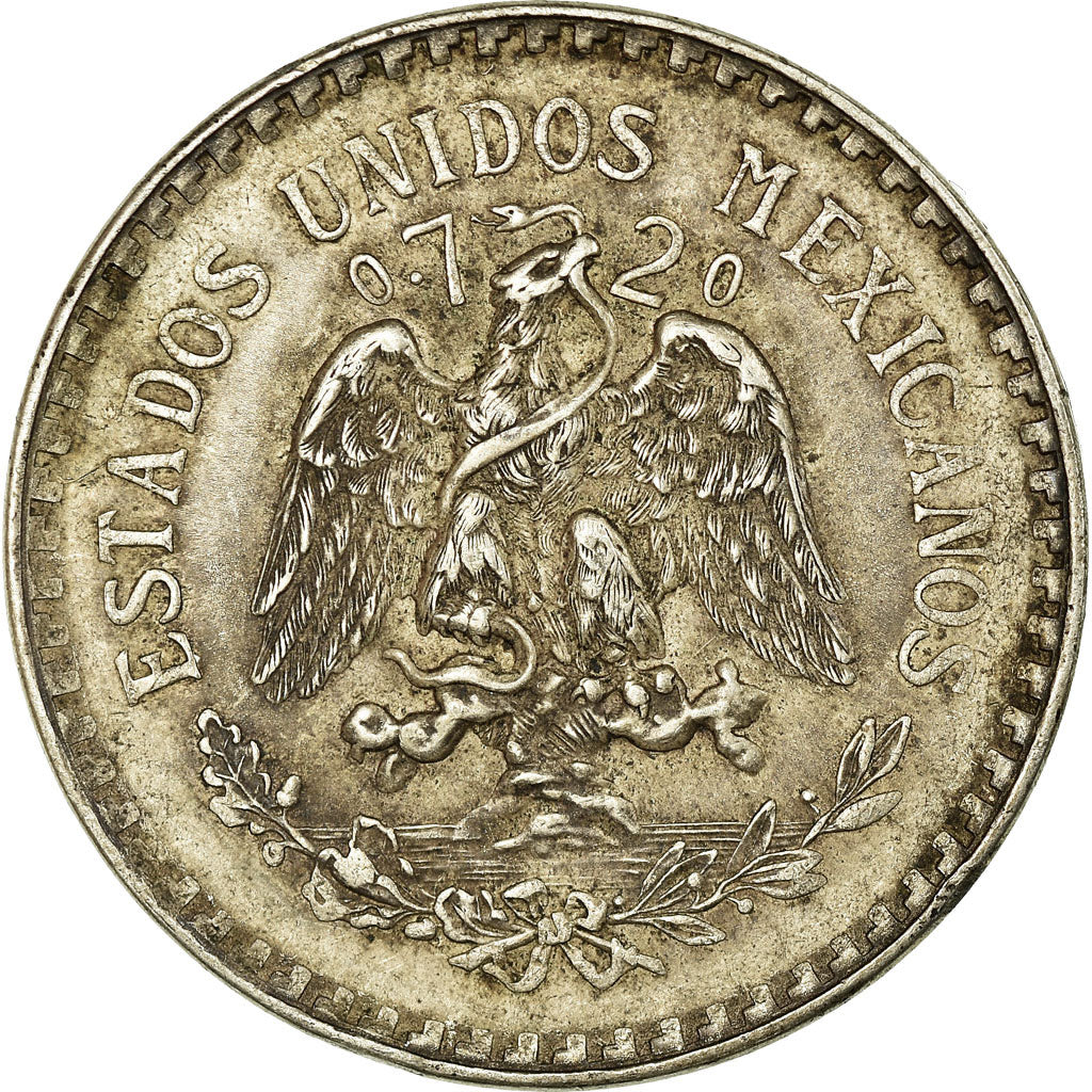 Coin, Mexico, Peso, 1945, Mexico City, VF(30-35), Silver, KM:455