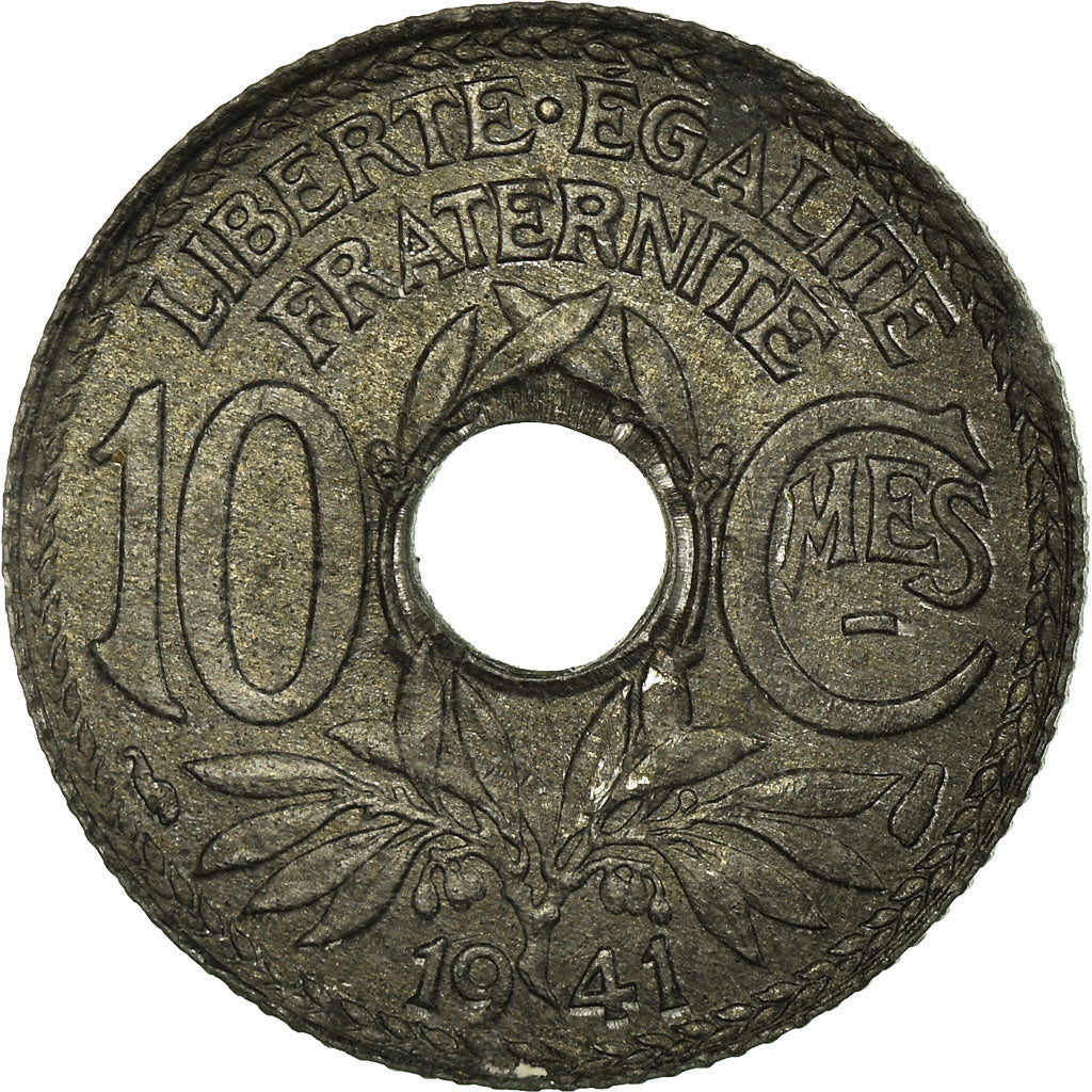 Monnaie, France, Lindauer, 10 Centimes, 1941, Paris, TTB, Zinc, Gadoury:288b