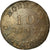 Monnaie, FRENCH STATES, ANTWERP, 10 Centimes, 1814, Anvers, TTB, Bronze