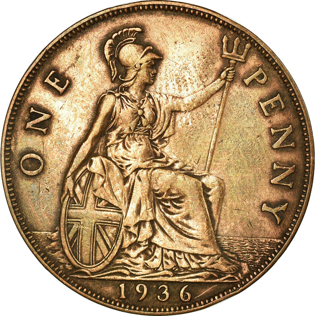 Moneta, Gran Bretagna, George V, Penny, 1936, SPL-, Bronzo, KM:838