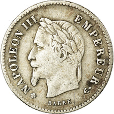 Coin, France, Napoleon III, Napoléon III, 20 Centimes, 1867, Strasbourg