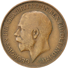 Coin, Great Britain, George V, 1/2 Penny, 1911, EF(40-45), Bronze, KM:809