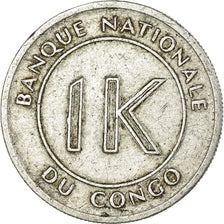 Monnaie, CONGO, DEMOCRATIC REPUBLIC, Likuta, 1967, Paris, TB+, Aluminium, KM:8