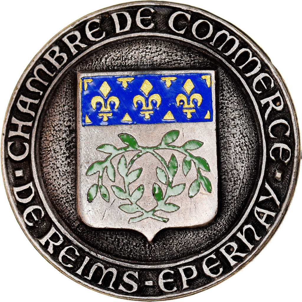 France, Medal, Broche, Chambre de Commerce de Reims-Epernay, Business &