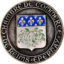 France, Medal, Broche, Chambre de Commerce de Reims-Epernay, Business &