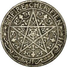 Coin, Morocco, Yusuf, 50 Centimes, undated (1921), bi-Bariz, Paris, EF(40-45)