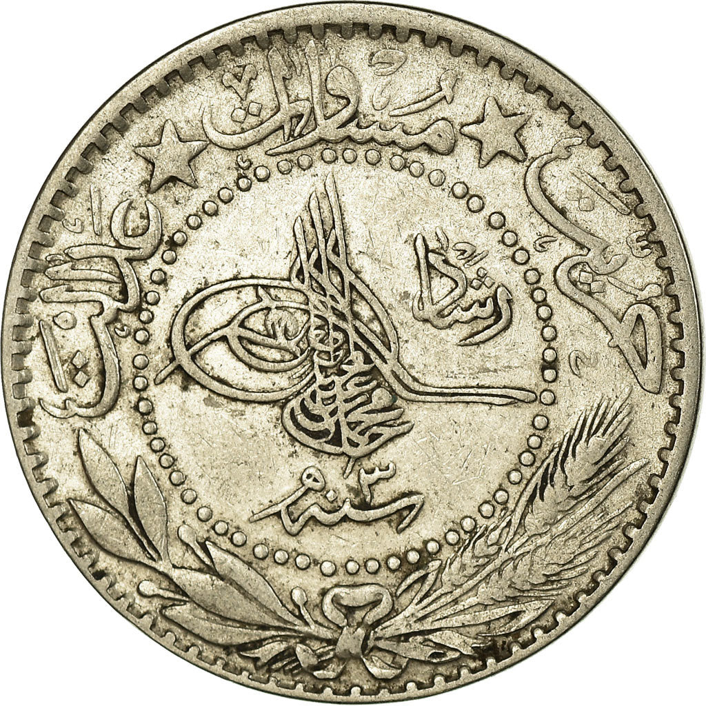 Coin, Turkey, Muhammad V, 20 Para, 1911/AH1327, Qustantiniyah, EF(40-45)