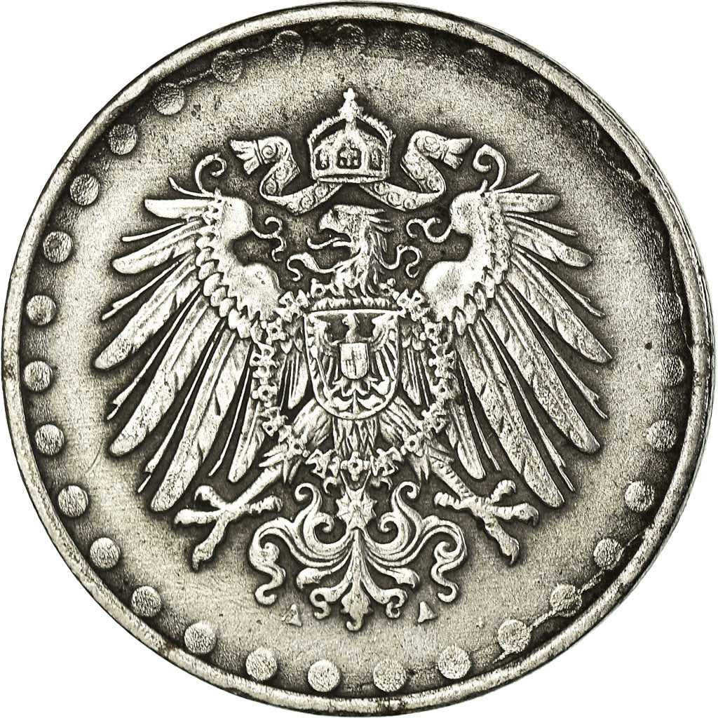 Coin, GERMANY - EMPIRE, 10 Pfennig, 1916, Berlin, EF(40-45), Iron, KM:20