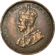 Coin, Australia, George V, Penny, 1912, EF(40-45), Bronze, KM:23