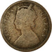 Coin, INDIA-BRITISH, Victoria, 1/4 Anna, 1862, VF(20-25), Copper, KM:467