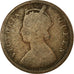 Coin, INDIA-BRITISH, Victoria, 1/4 Anna, 1862, VF(20-25), Copper, KM:467