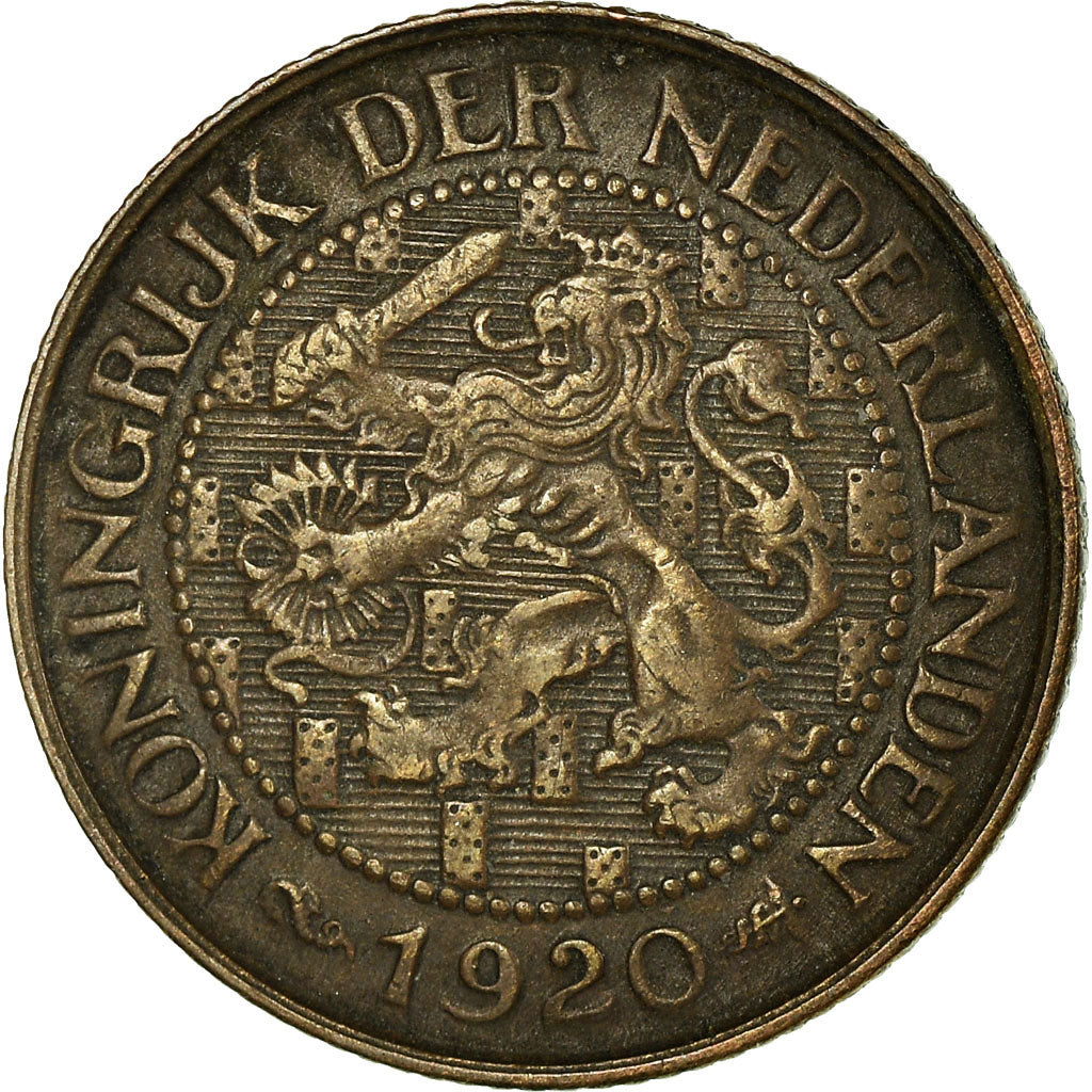 Coin, Netherlands, Wilhelmina I, Cent, 1920, EF(40-45), Bronze, KM:152