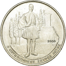 Coin, Greece, 500 Drachmes, 2000, Athens, EF(40-45), Copper-nickel, KM:179