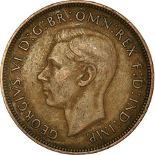 Coin, Great Britain, George VI, Penny, 1937, VF(30-35), Bronze, KM:845