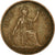 Moeda, Grã-Bretanha, George VI, Penny, 1937, VF(30-35), Bronze, KM:845