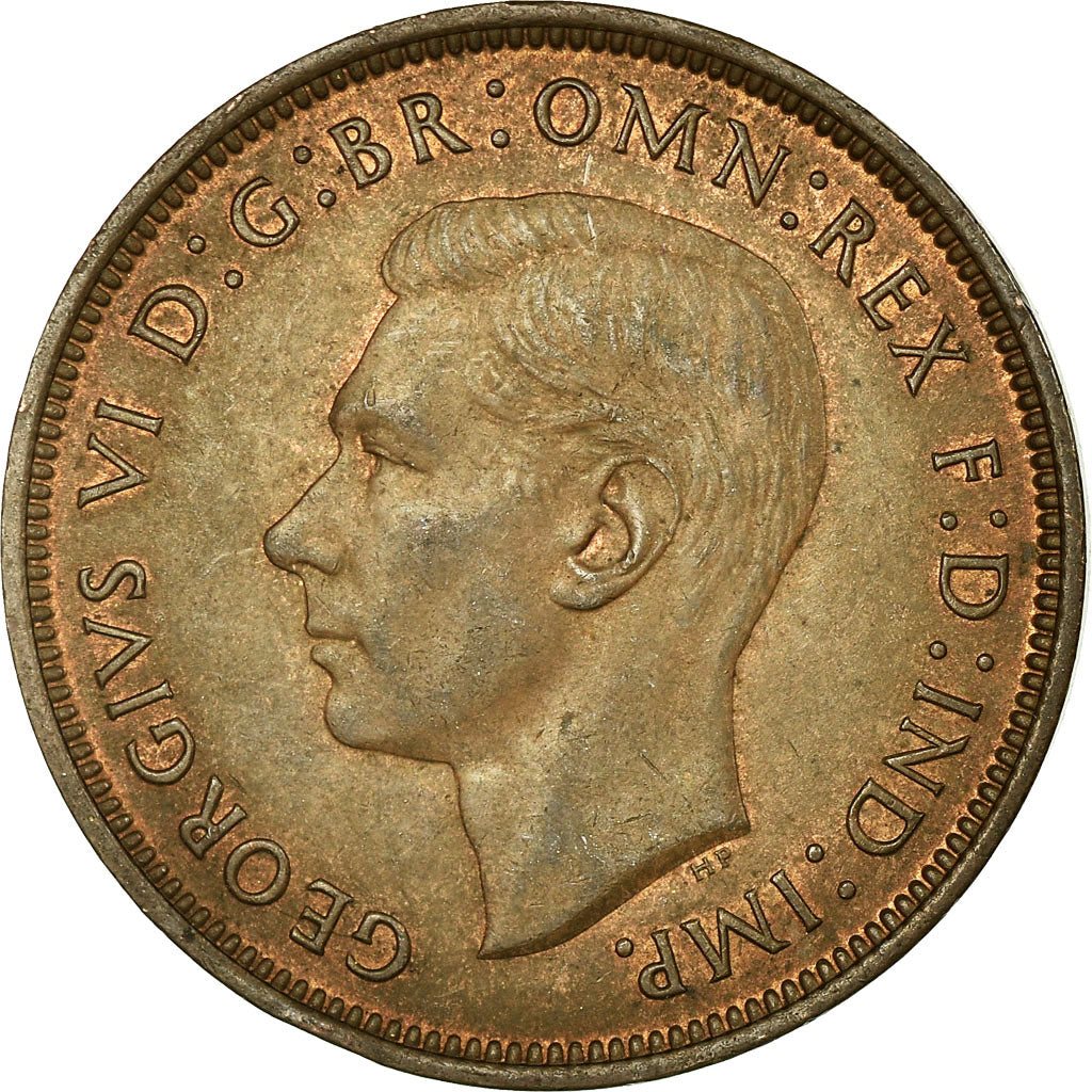 Monnaie, Grande-Bretagne, George VI, Penny, 1938, SUP, Bronze, KM:845
