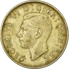 Coin, Great Britain, George VI, 1/2 Crown, 1944, VF(30-35), Silver, KM:856