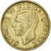 Coin, Great Britain, George VI, 1/2 Crown, 1944, VF(30-35), Silver, KM:856