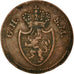 Moneda, Estados alemanes, HESSE-DARMSTADT, Ludwig X, Pfennig, 1816, BC+, Cobre