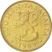 FINLAND, 50 Pennia, 1983, KM #48, AU(50-53), Aluminum-Bronze, 25.0, 5.57