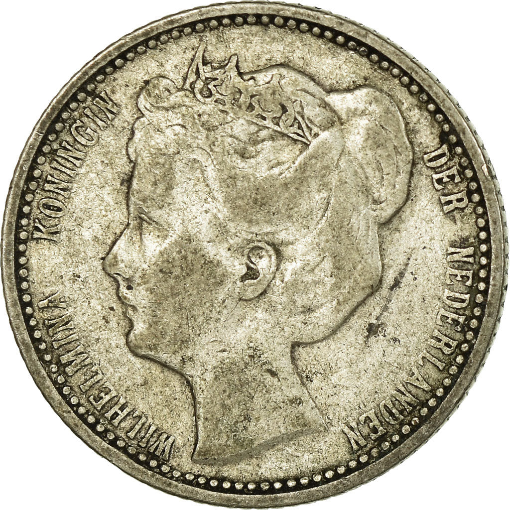 Coin, Netherlands, Wilhelmina I, 25 Cents, 1903, VF(20-25), Silver, KM:120.2