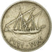 Moneta, Kuwait, Jabir Ibn Ahmad, 50 Fils, AH 1382/1962, MB+, Rame-nichel, KM:13