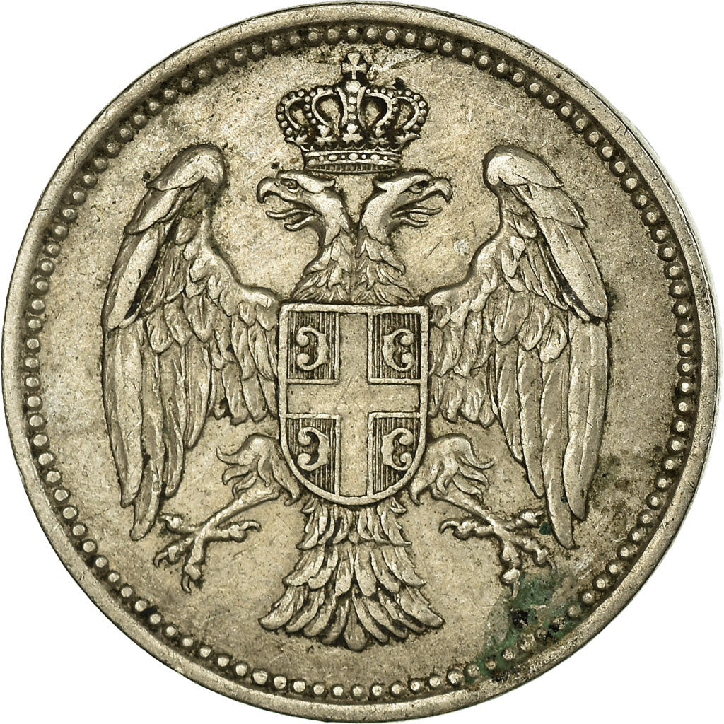 Coin, Serbia, Milan I, 20 Para, 1912, EF(40-45), Copper-nickel, KM:20