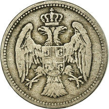 Coin, Serbia, Milan I, 20 Para, 1883, VF(30-35), Copper-nickel, KM:20