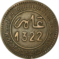 Coin, Morocco, 'Abd al-Aziz, 5 Mazunas, 1904 (AH 1322), Paris, EF(40-45)
