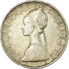 Coin, Italy, 500 Lire, 1958, Rome, EF(40-45), Silver, KM:98