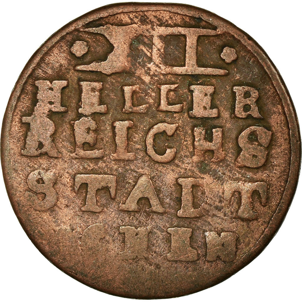 Coin, German States, AACHEN, 12 Heller, 1794, VF(20-25), Copper, KM:51